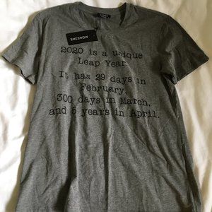 Sheshow year 2020 T-shirt. Size M. NWT.